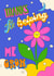 groovy funky Thank You Card 21263 created by Lucky in Love