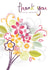 flower floral Thank You Card 16488 created by Claire Wilson