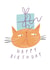 Cat Cats Birthday Card 44627 created by illokate