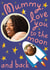moon and back mummy Mothers Day Personalised Photo Card 17423 created by @AimeeStevens.Design