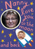 nanny moon Mothers Day Personalised Photo Card 17425 created by @AimeeStevens.Design