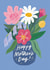 Pretty Mothers Day Card - Mum - Flowers - Happy Mothers Day created by Sophie Potter