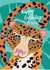 leopard special Birthday Card 21872 created by fiona gale designs