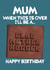 Glad Mother Hugger - Pulp Fiction Mum’s Birthday card created by From Dusk Till Drawn