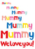 mummy for mummy Mothers Day Card 43659 created by Poppekins