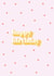 polka dots typography Birthday Card 46605 created by Studio Cohen