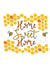 Home Sweet Home - Bees & Honeycomb New Home Card created by Crafted By Cat