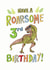 prehistoric dino Birthday Card 17866 created by Life's Little Doodles