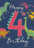 4 4th Birthday Card 21152 created by LJRanson Design