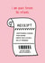 Funny Receipt Valentines Day / Anniversary Card / Wedding Card - I Am Yours Forever No Refunds created by Poppet and Moose