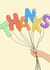 thanks balloons Thank You Card 20581 created by Jess McCall