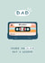Dad you're an Oldie Birthday Card created by Pilea Press