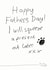 father dog dad Father's Day Card 13038 created by Paper Plane