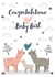 congratulations baby New Baby Card 20728 created by JMK Illustration