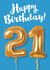 adult 21 Birthday Card 9402 created by Kyleigh Orlebar