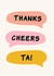 words slang Thank You Card 21936 created by Rose Elliott