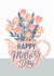 contemporary modern Mothers Day Card 7649 created by Ness Nordberg