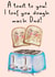 'A toast to you! I loaf you dough much Dad! Father's Day Cute Fun card created by Amy Florence Design