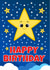 Happy Birthday - Star Light, Star Bright - Children's Greetings Card created by RoleyOleyMoley
