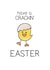 Cute Easter Chick Card 1000 created by Bev O'Connor || @oconnordesign