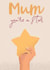 star hand Mothers Day Card 33818 created by Family Designs
