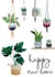 Pretty House Plant New Home Card - Hanging Plants - Happy New Home created by Bramble Designs
