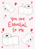 cute and funny valentine's day toilet paper card   created by Holly Parkhouse Design