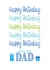 Happy Birthday Dad created by Jay Design