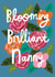 Pretty Mothers Day Card - Nanny - Flowers - Blooming Brilliant Nanny created by @AimeeStevens.Design