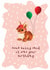 bunny bunny rabbit Birthday Card 14815 created by Hot Dog greetings