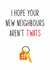 Rude Good Luck New Home Card - House Keys - I Hope Your New Neighbours Aren't Twats created by Totally Mailed It