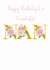 Nan floral Birthday card 1001 created by NannieP