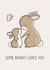 Bunny Rabbit Easter Card 17301 created by Creaternet