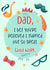 DAD DADDY Father's Day Card 19584 created by Chubby Sparrow