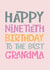 Grandma's 90th Birthday Card created by Poppy Lane