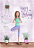 Yoga Zen Birthday Card 21119 created by AP Designs