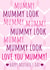 mummy look Mothers Day Card 47170 created by AG77 Design