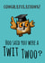Congratulations Twit Twoo owl card created by Sunny and Pea
