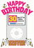 Happy 30th Birthday Sister - Best of the 1990s Apple iPod Card created by ShortRound888