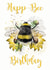 Happ-bee Birthday Card created by HelenFaerieArt