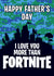 I love you more than Fortnite Father's day card created by Thirty Mussels
