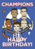 Rangers 55th Scottish Title Win Birthday Card created by Tom Sparke