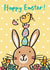 Happy Easter Easter bunny card created by Jenny Seddon