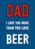 Beer Loving Dad Card created by Adam Regester