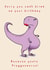 Pregnant Dinosaur Card created by Rachel Selina