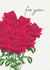 For You Bouquet of Red Roses card created by Holchester Designs