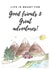 Good friends & Great adventures card created by doodlepuds