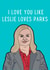 leslie leslie knope Card 48679 created by Maliha Reza