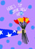 Cute Tulip Bouquet - Here's To Your New Home created by Ginger Peach Design