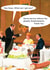 Ghastly Americanisms funny dinner waiter Ladybird card created by © Ladybird Books Ltd 2025